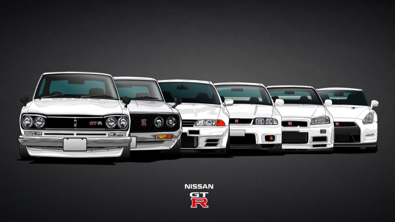 All Generations of The Nissan GT‑R