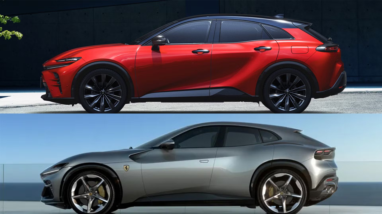 The Twin Between Toyota Crown and Ferrari Purosangue