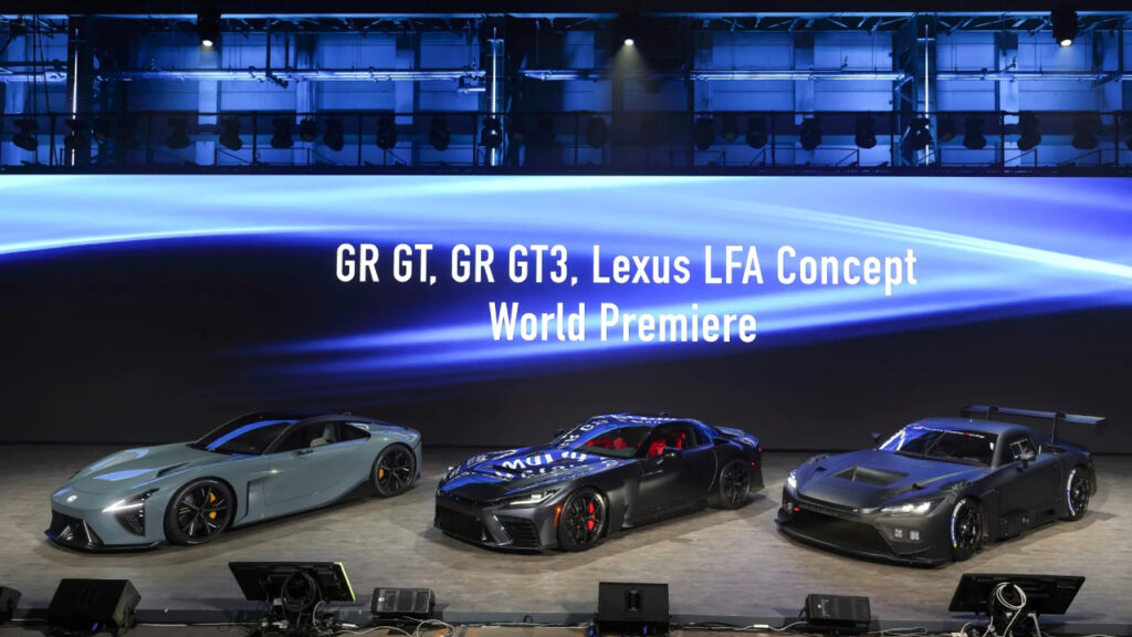 Toyota Revives the Lexus LFA as an EV and Launches 641-HP GR GT Supercar