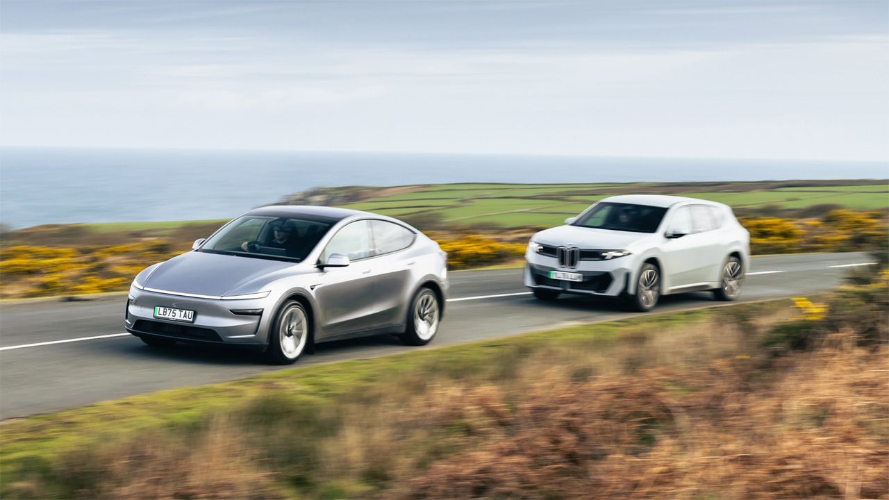 BMW iX3 Outlasts Tesla Model Y in an Epic England Range Challenge