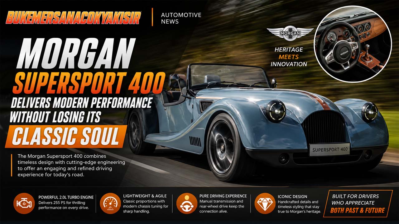 Morgan Supersport 400 Delivers Modern Performance Without Losing Its Classic Soul