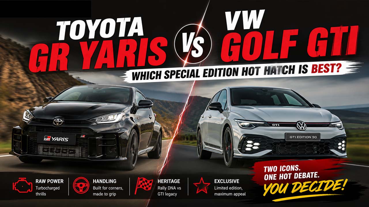 Toyota GR Yaris vs VW Golf GTI: Which Hot Hatch Wins?