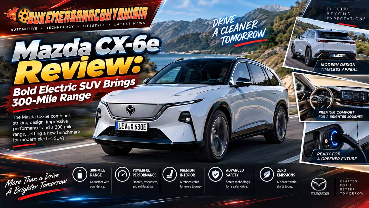 Mazda CX-6e Review: Bold Electric SUV Brings 300-Mile Range