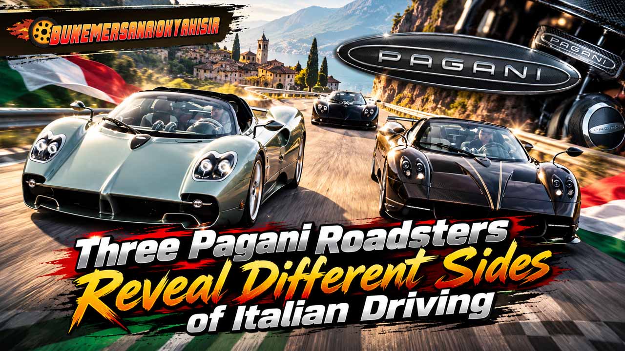 Three Pagani Roadsters Reveal Different Sides of Italian Driving
