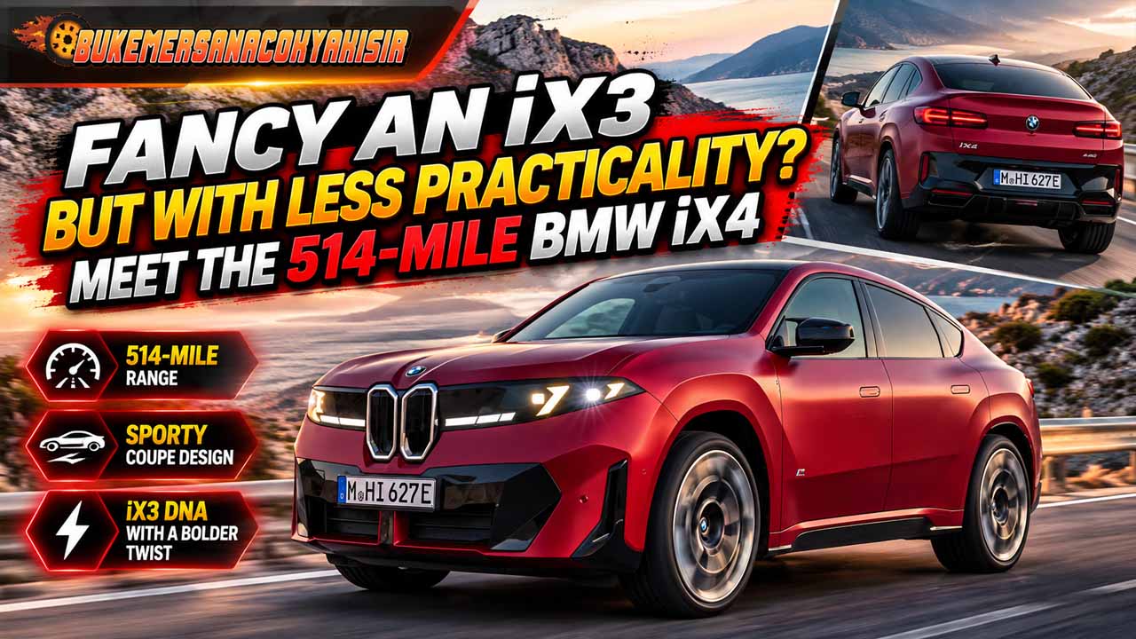 BMW iX4 Promises 514 Miles with a Sportier Silhouette