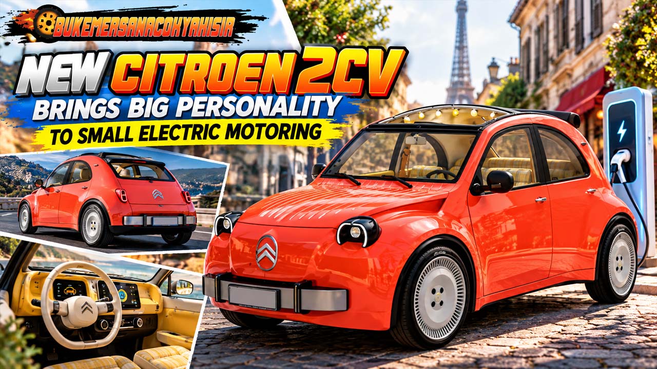 New Citroen 2CV Brings Big Personality to Small Electric Motoring