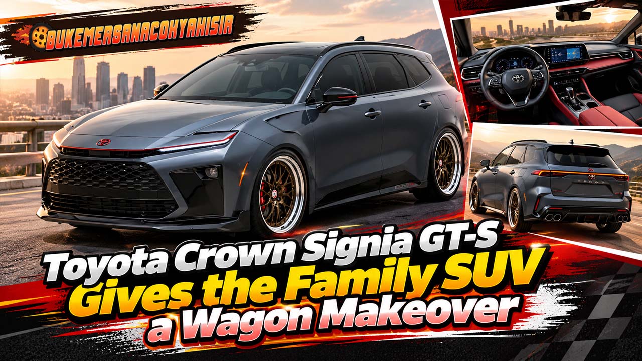 Toyota Crown Signia GT-S Gives the Family SUV a Wagon Makeover